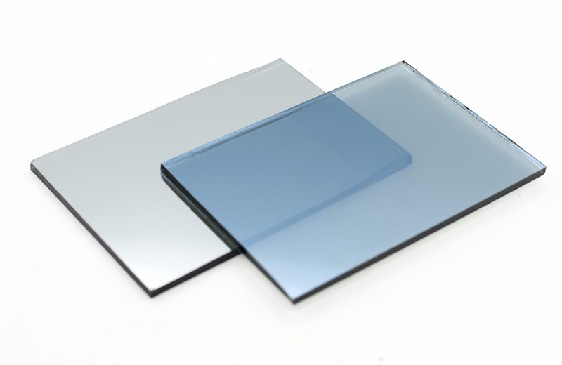 Láminas de vidrio reflectante gris / azul / verde / bronce revestidas