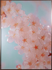 Pintura al por mayor de la flor rosada del colgante de pared del arte del estilo nórdico de H800mm * 600m m